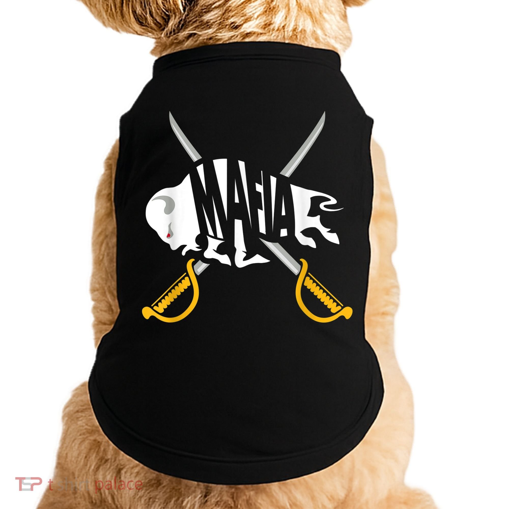 W+N+Y Pride - Gray White Yellow Buffalo Shirt Doggie Tank