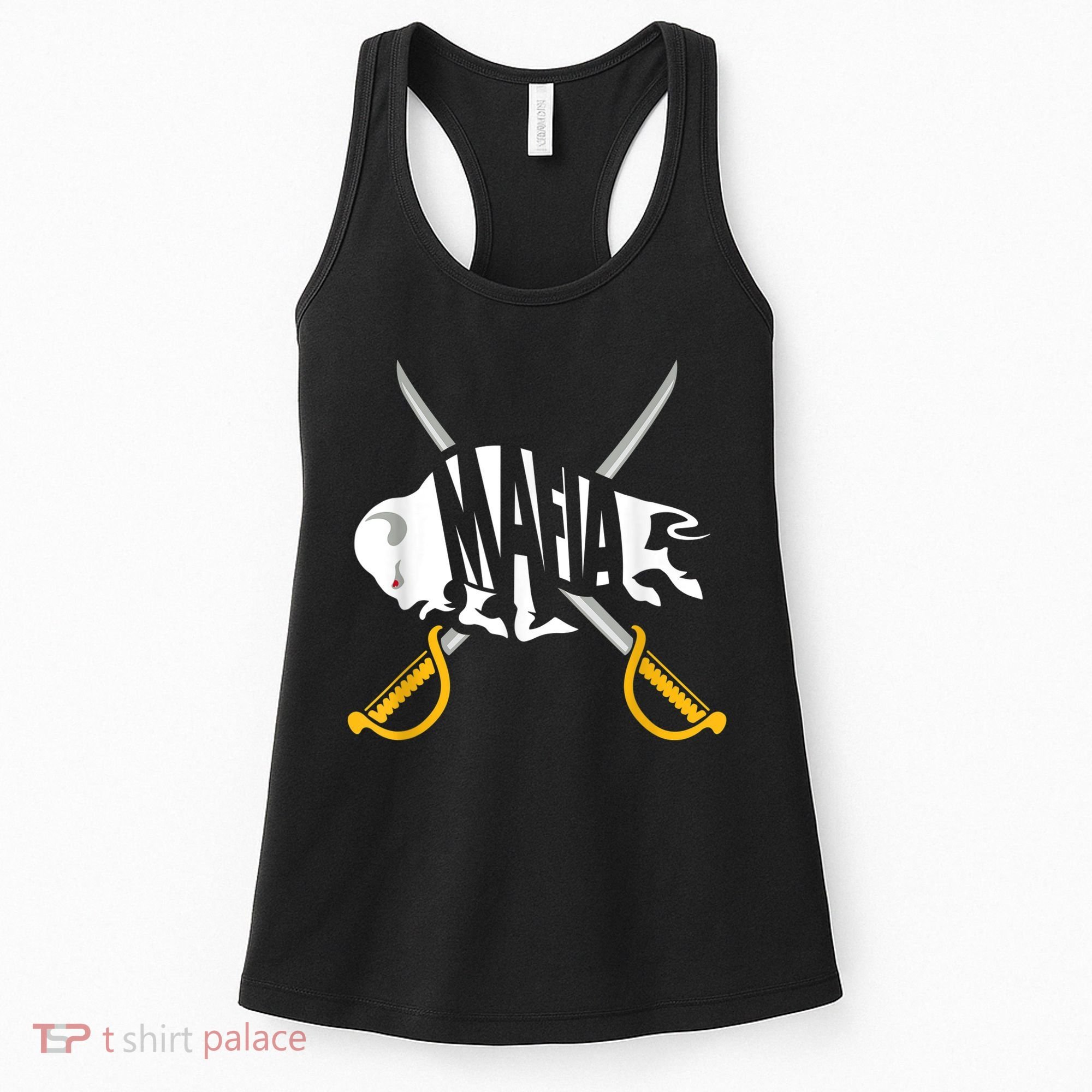 W+N+Y Pride - Gray White Yellow Buffalo Shirt Women's Tank Top