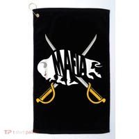 W+N+Y Pride - Gray White Yellow Buffalo Shirt Golf Towel thumb 0