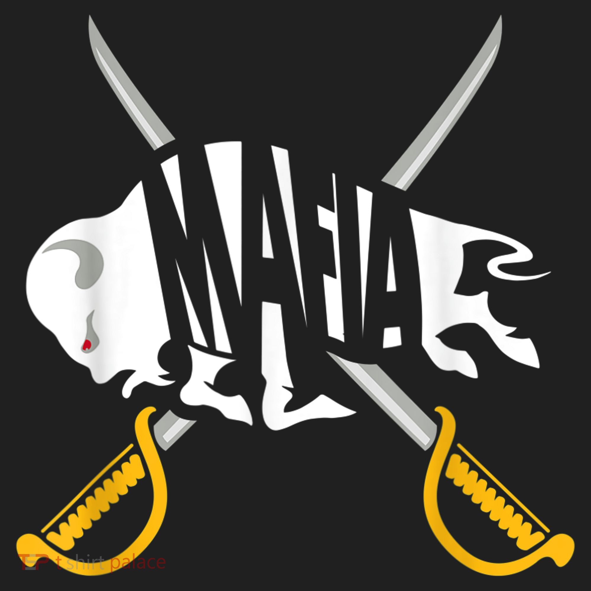W+N+Y Pride - Gray White Yellow Buffalo Shirt Golf Towel