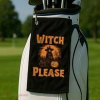 Witch Please Gift Golf Towel thumb 2