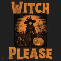 Witch Please Gift Golf Towel thumb 3