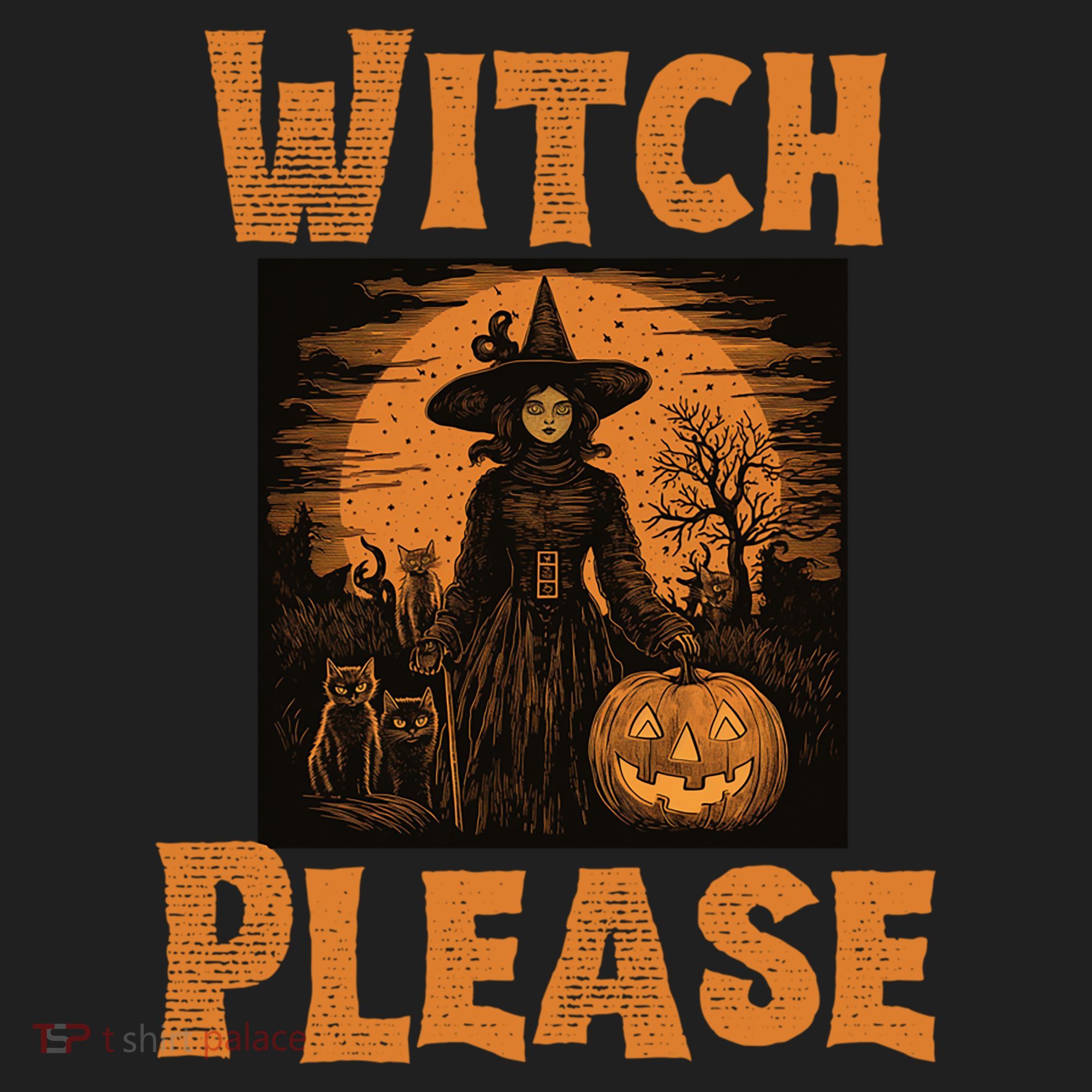 Witch Please Gift Golf Towel