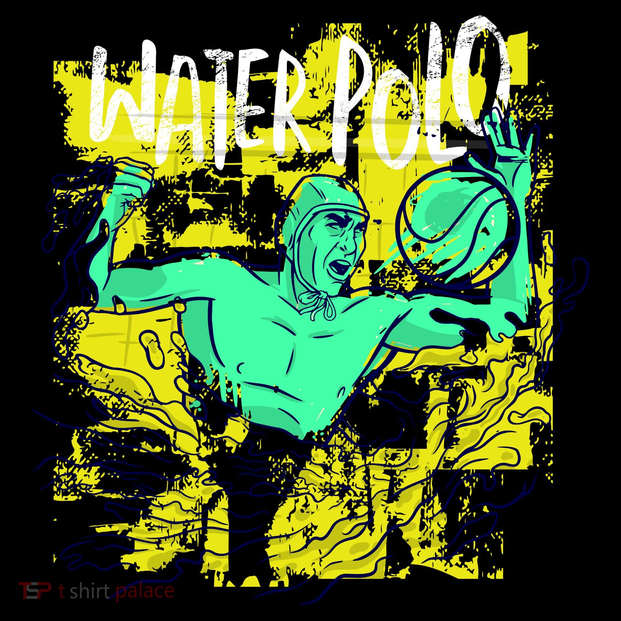 Water Polo Grunge Backpack