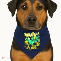 Water Polo Grunge USA-Made Doggie Bandana thumb 1