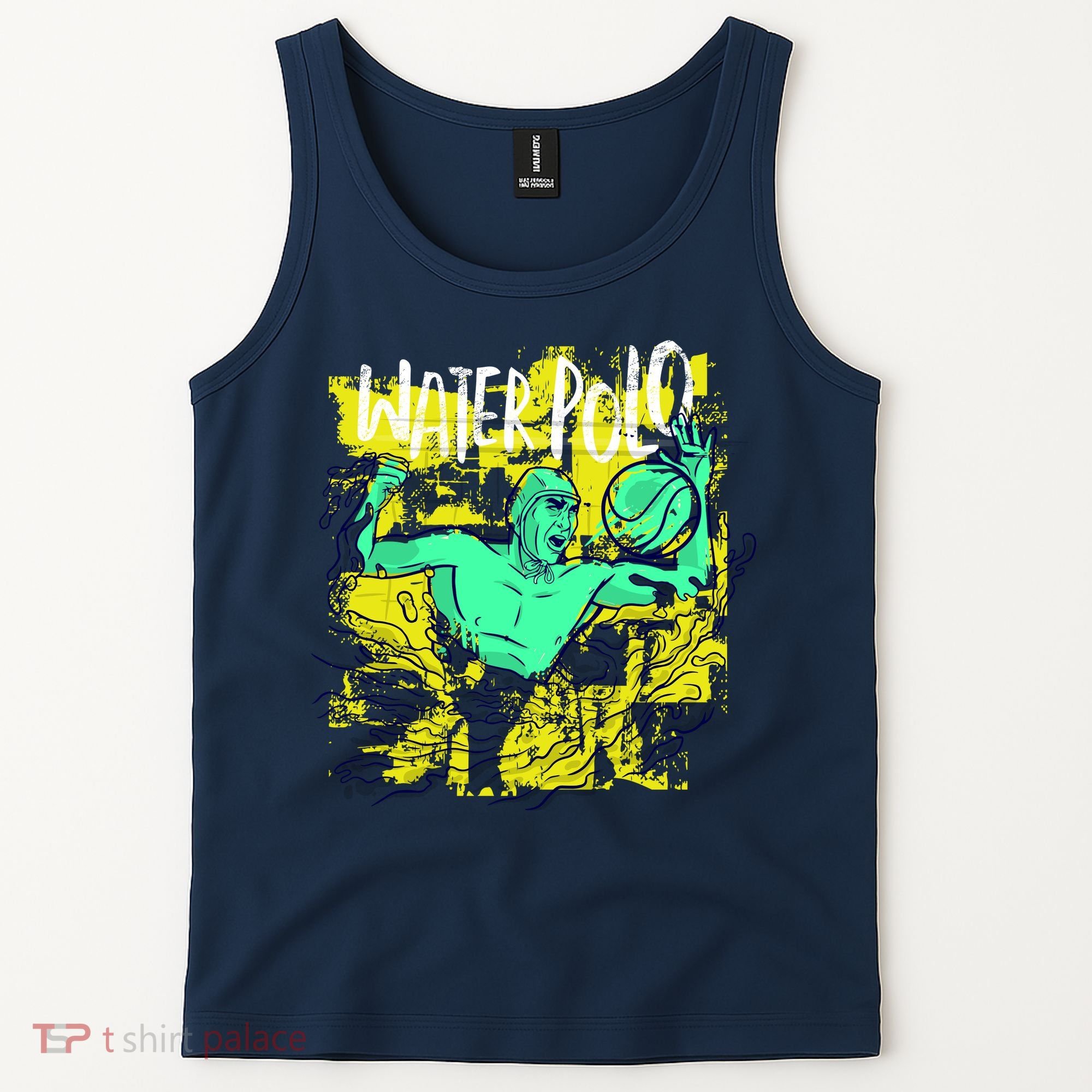 Water Polo Grunge Tank Top