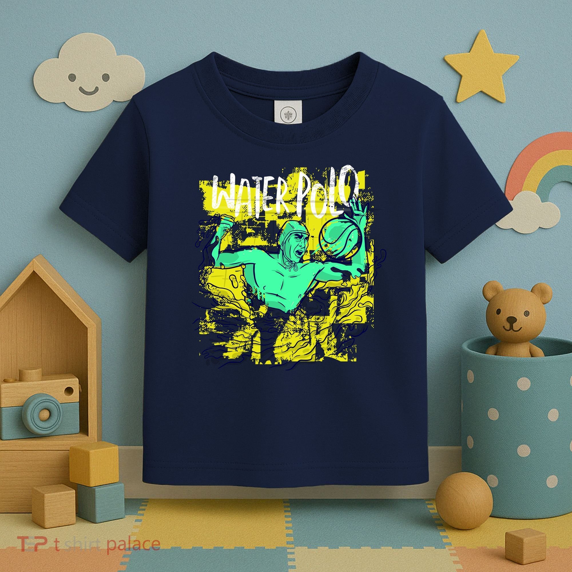 Water Polo Grunge Toddler T-Shirt