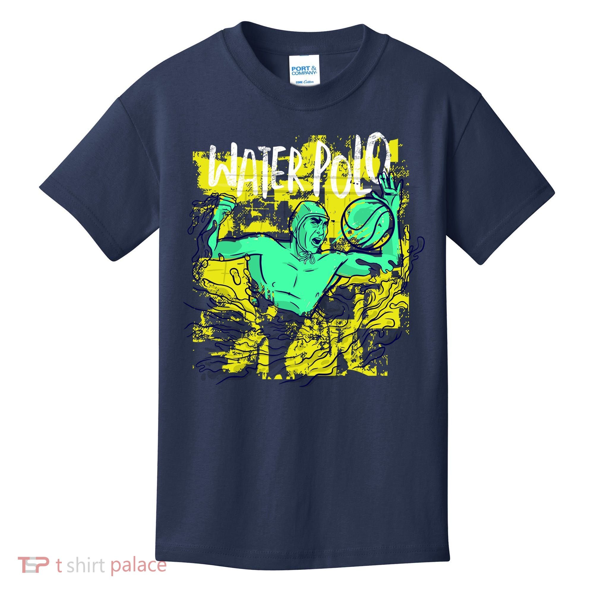 Water Polo Grunge Kids T-Shirt