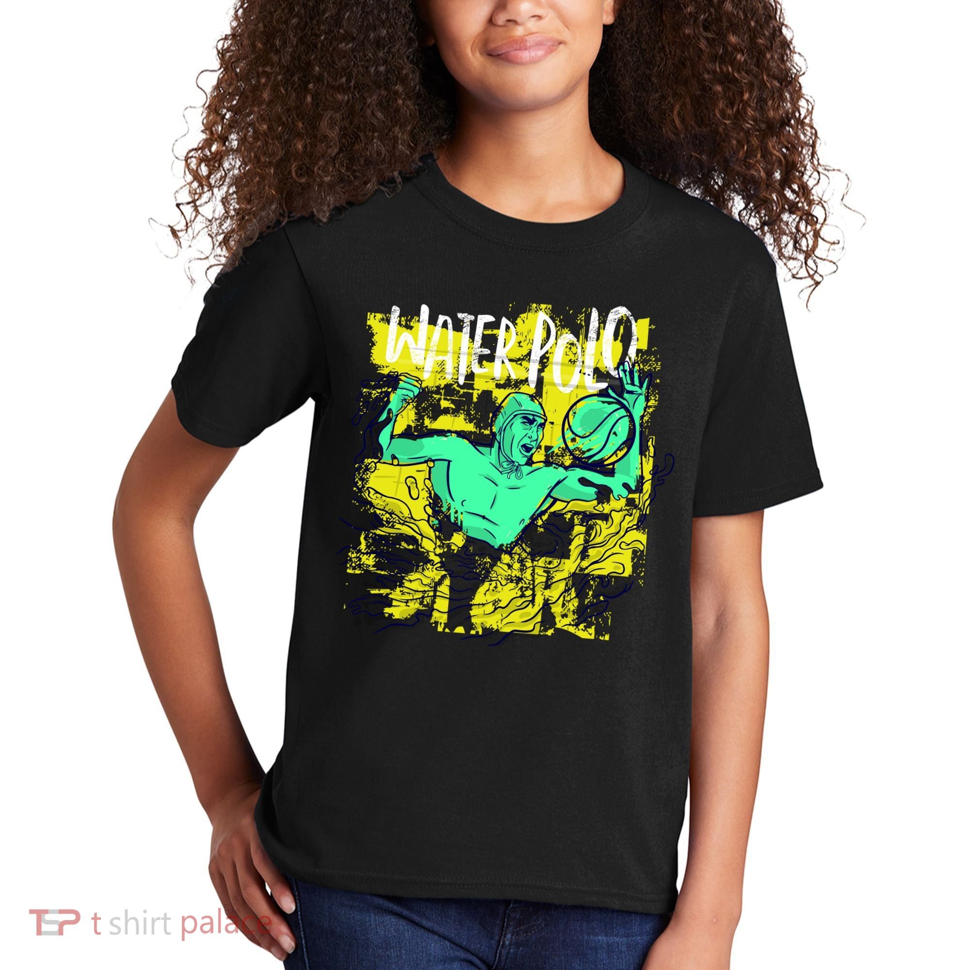 Water Polo Grunge Kids T-Shirt