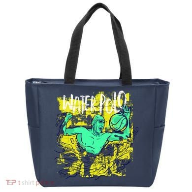 Water Polo Grunge Tote Bag