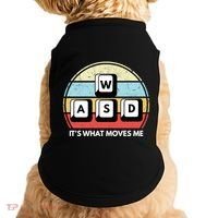 Wasd Pc Gamer Retro Gaming ItS What Moves Me Pc Master Race Gift Doggie Tank thumb 0