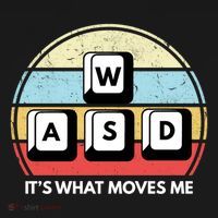 Wasd Pc Gamer Retro Gaming ItS What Moves Me Pc Master Race Gift Women's Hoodie thumb 2