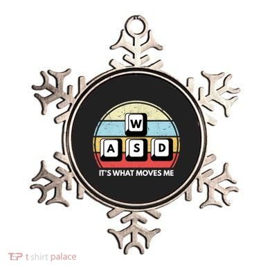 Wasd Pc Gamer Retro Gaming ItS What Moves Me Pc Master Race Gift Ornament