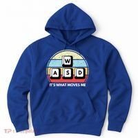 Wasd Pc Gamer Retro Gaming ItS What Moves Me Pc Master Race Gift Hoodie thumb 0