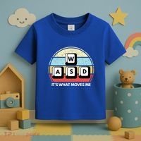 Wasd Pc Gamer Retro Gaming ItS What Moves Me Pc Master Race Gift Toddler T-Shirt thumb 3