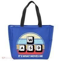 Wasd Pc Gamer Retro Gaming ItS What Moves Me Pc Master Race Gift Tote Bag thumb 0