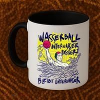 Water Polo German Coffee Mug thumb 2
