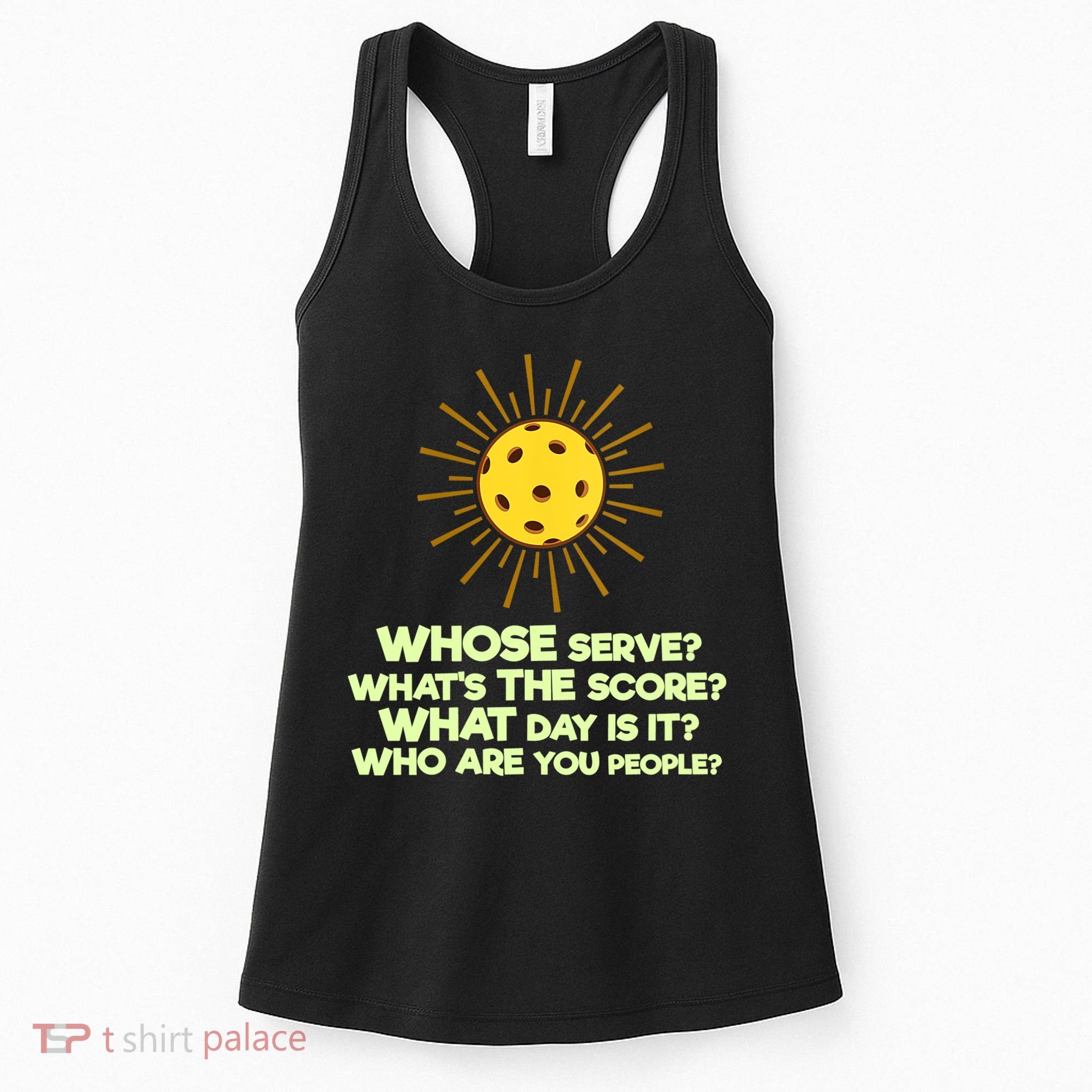 Womens Pickleball Gift Pickle Ball Player Pickleball Funny VNeck TShirt Women's Tank Top