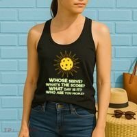 Womens Pickleball Gift Pickle Ball Player Pickleball Funny VNeck TShirt Women's Tank Top thumb 2