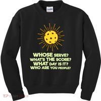 Womens Pickleball Gift Pickle Ball Player Pickleball Funny VNeck TShirt Kids Sweatshirt thumb 0