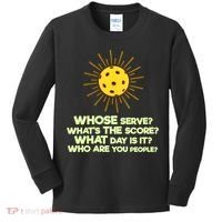 Womens Pickleball Gift Pickle Ball Player Pickleball Funny VNeck TShirt Kids Long Sleeve Shirt thumb 0