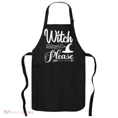 Witch Please Halloween Quote Apron