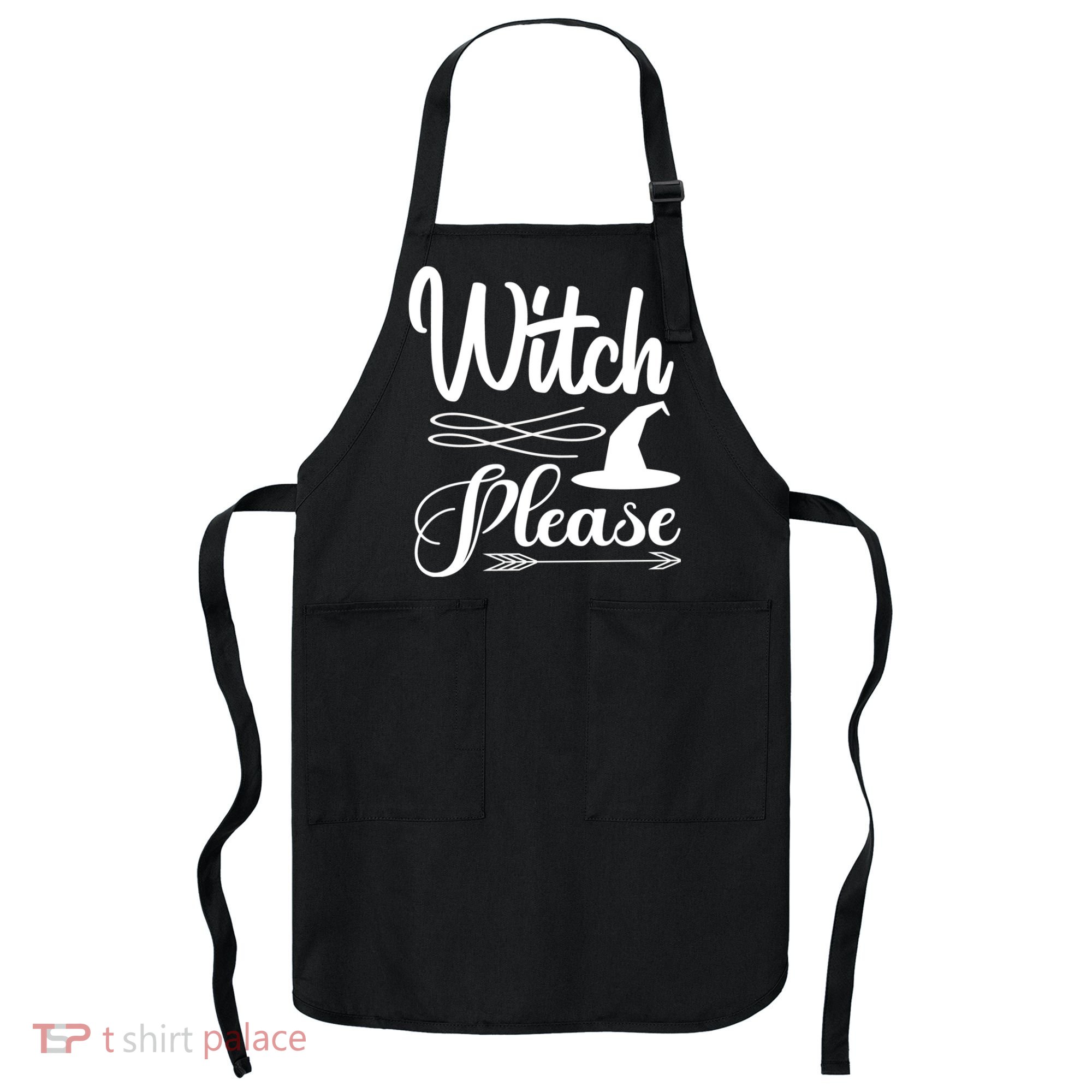 Witch Please Halloween Quote Apron