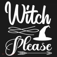 Witch Please Halloween Quote T-Shirt thumb 7