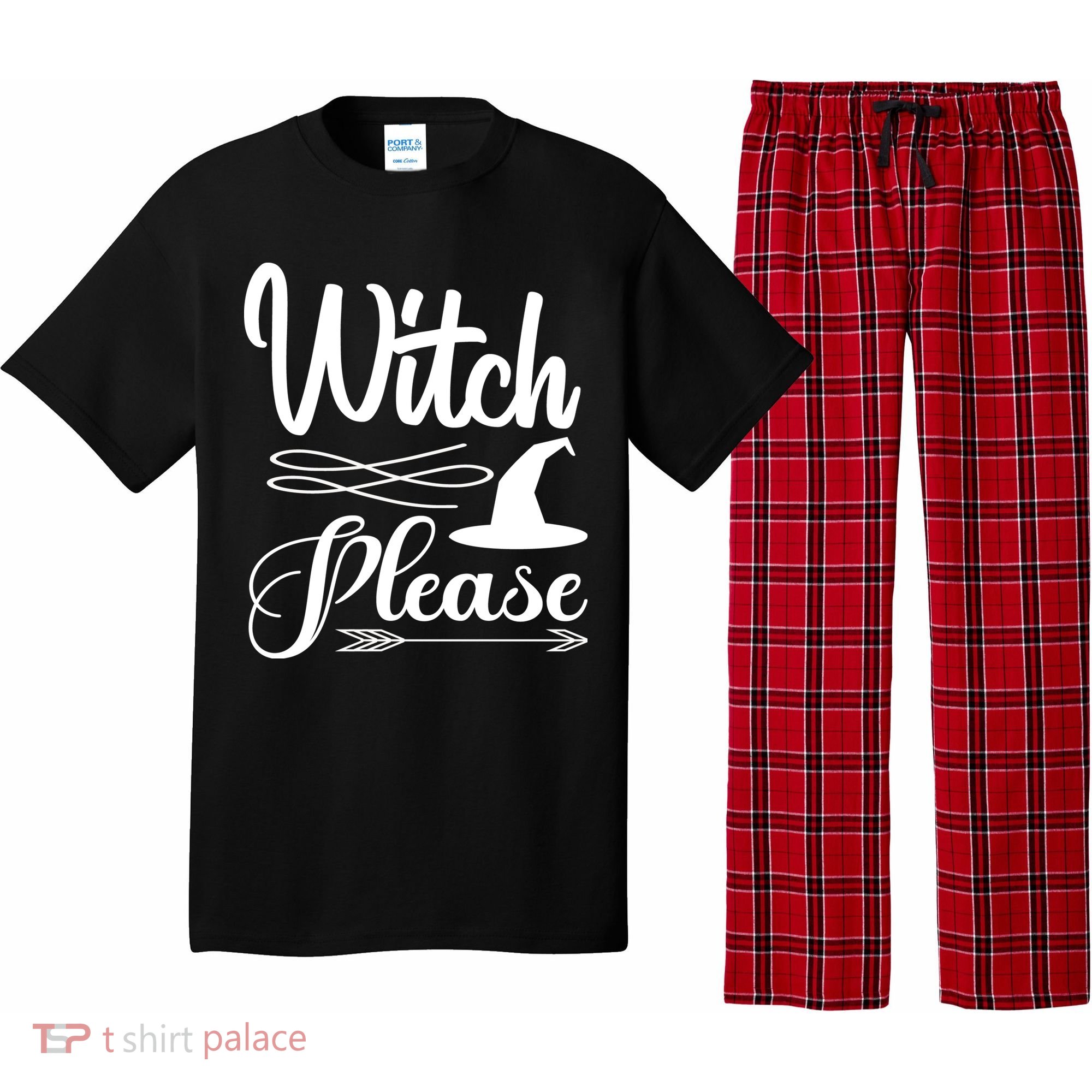 Witch Please Halloween Quote Pajama Set