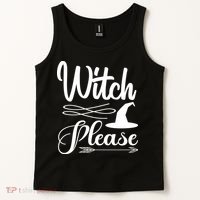 Witch Please Halloween Quote Tank Top thumb 2