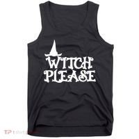Witch Please Halloween Funny Tank Top thumb 0