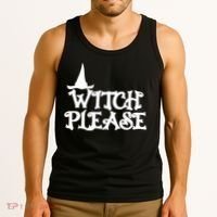 Witch Please Halloween Funny Tank Top thumb 3