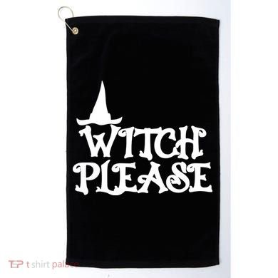 Witch Please Halloween Funny Golf Towel
