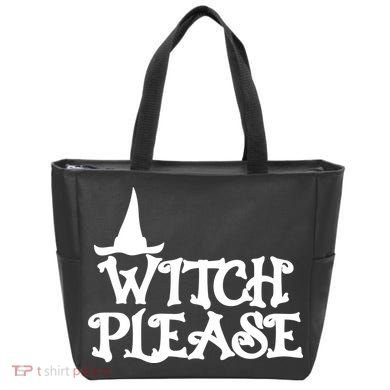 Witch Please Halloween Funny Tote Bag