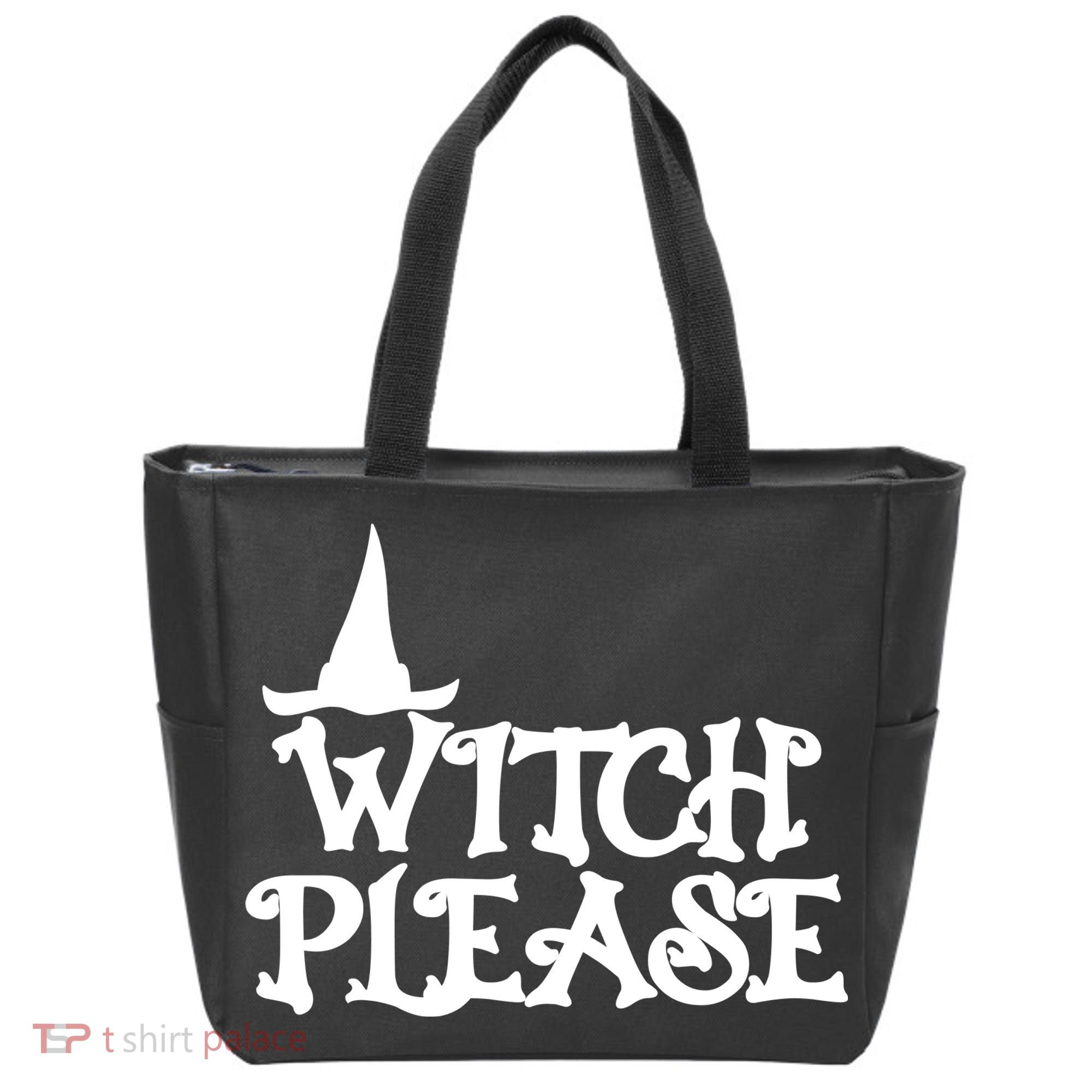 Witch Please Halloween Funny Tote Bag