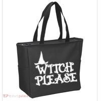 Witch Please Halloween Funny Tote Bag thumb 2