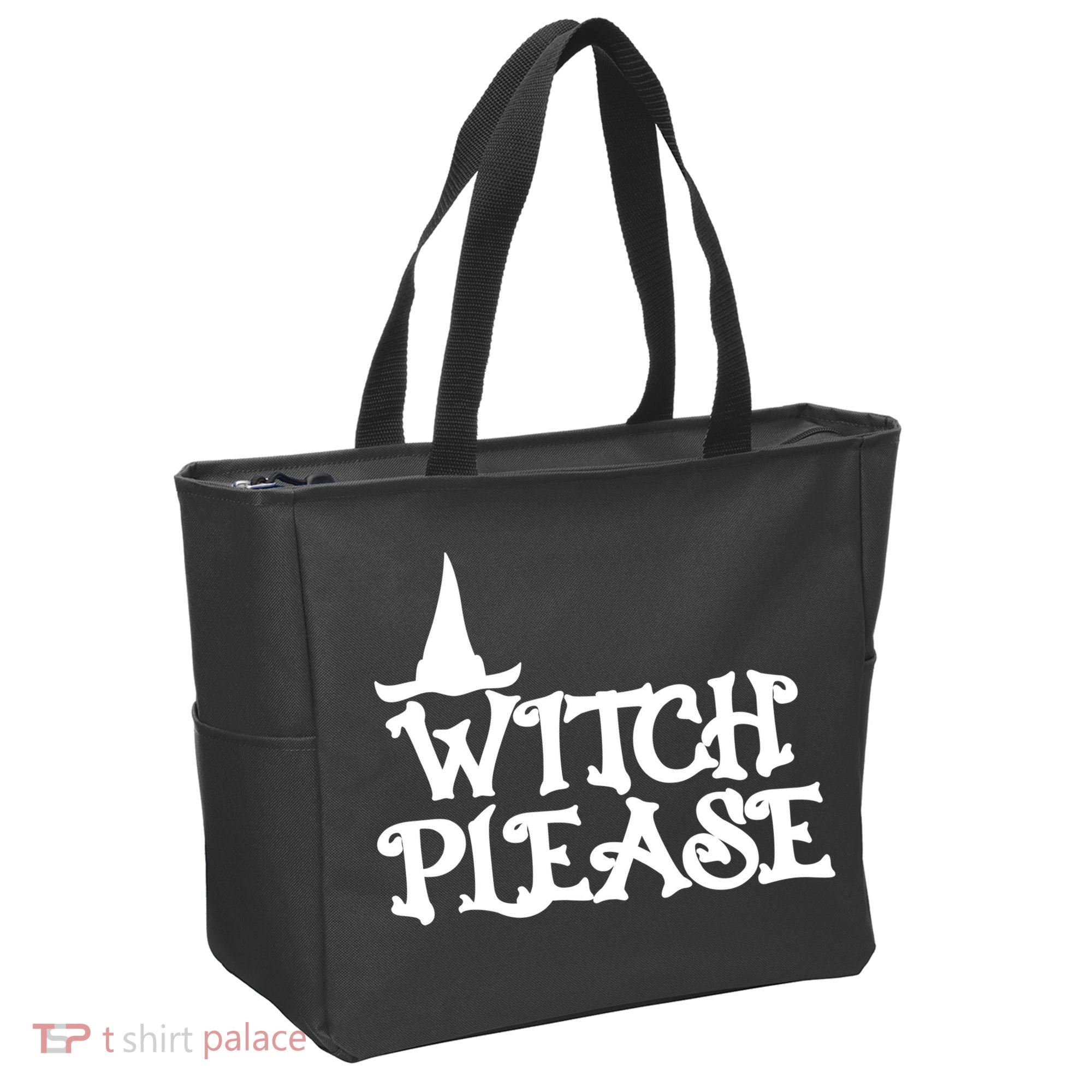 Witch Please Halloween Funny Tote Bag
