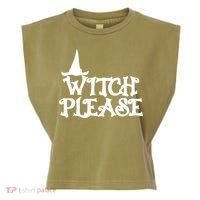 Witch Please Halloween Funny Garment-Dyed Women's Muscle Tee thumb 0