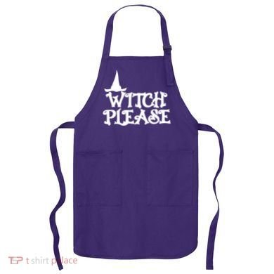 Witch Please Halloween Funny Apron