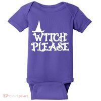 Witch Please Halloween Funny Baby Bodysuit thumb 0