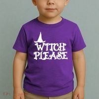 Witch Please Halloween Funny Toddler T-Shirt thumb 2