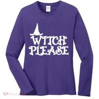 Witch Please Halloween Funny Women's Long Sleeve Shirt thumb 0