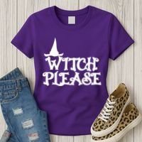 Witch Please Halloween Funny Women's T-Shirt thumb 3