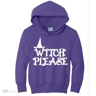 Witch Please Halloween Funny Kids Hoodie