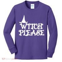 Witch Please Halloween Funny Kids Long Sleeve Shirt thumb 0