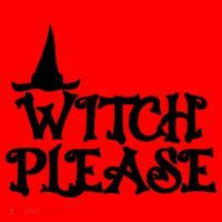 Witch Please Halloween Funny Santa Hat thumb 1