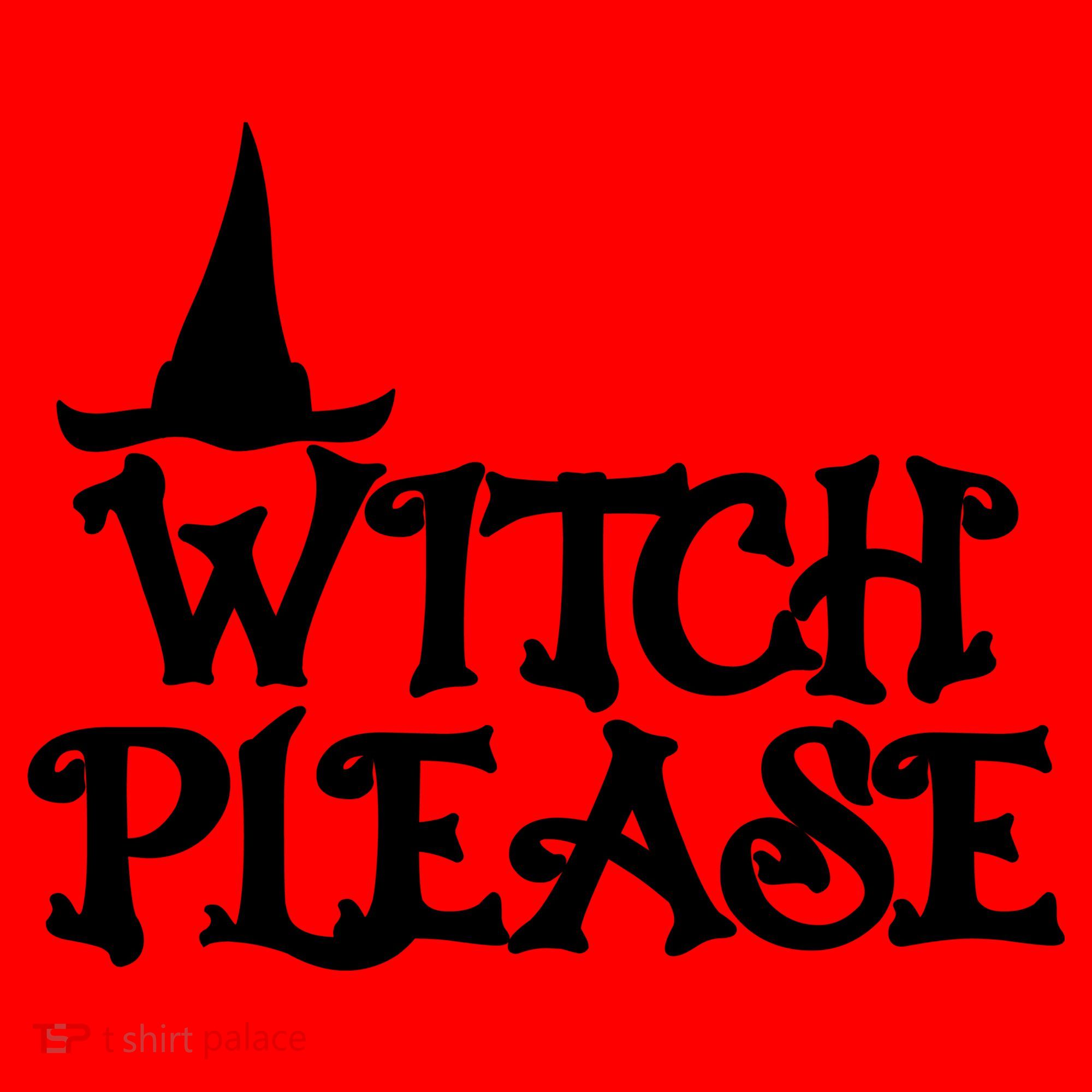 Witch Please Halloween Funny Santa Hat
