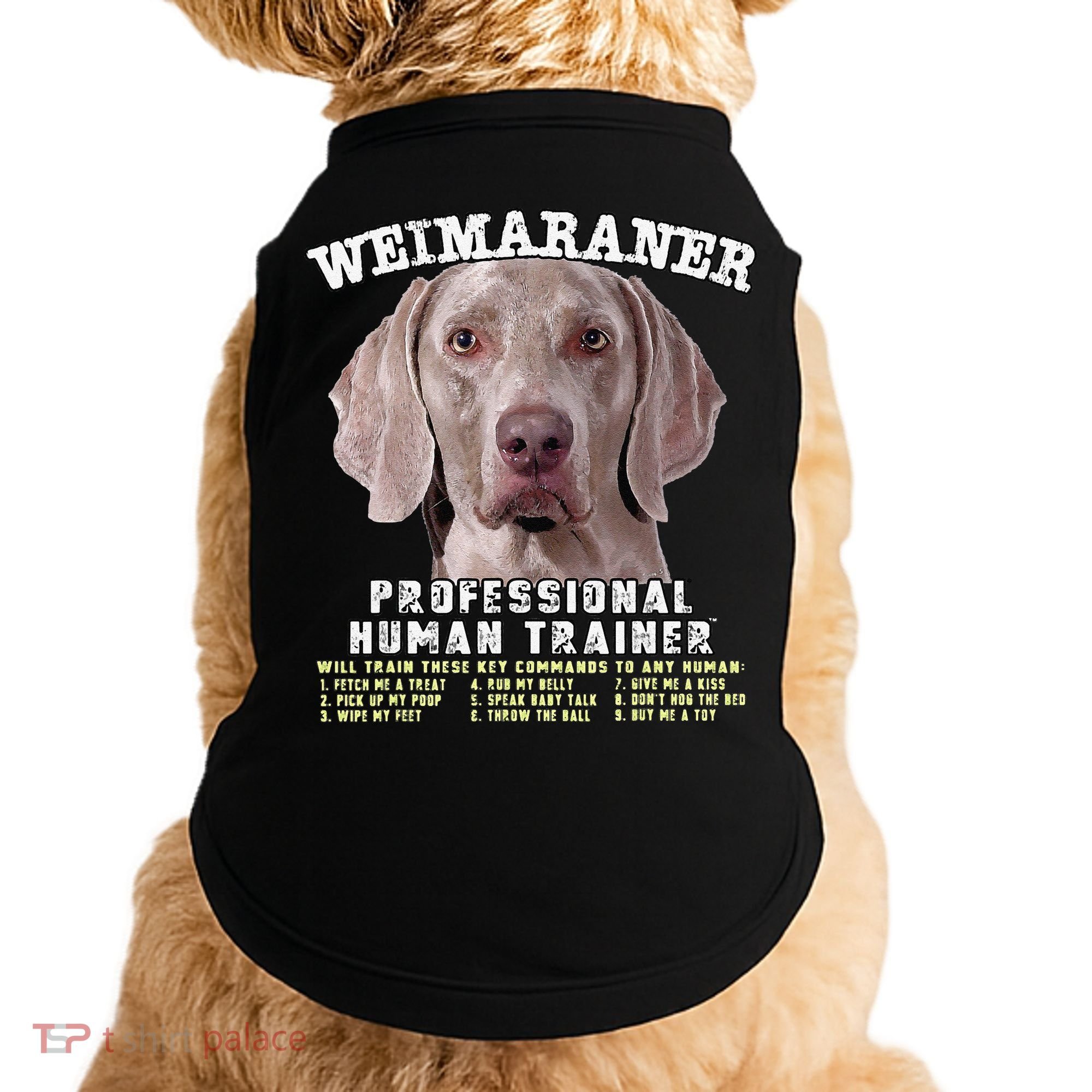Weimaraner Professional Human Trainer Cute Dog Doggie Tank