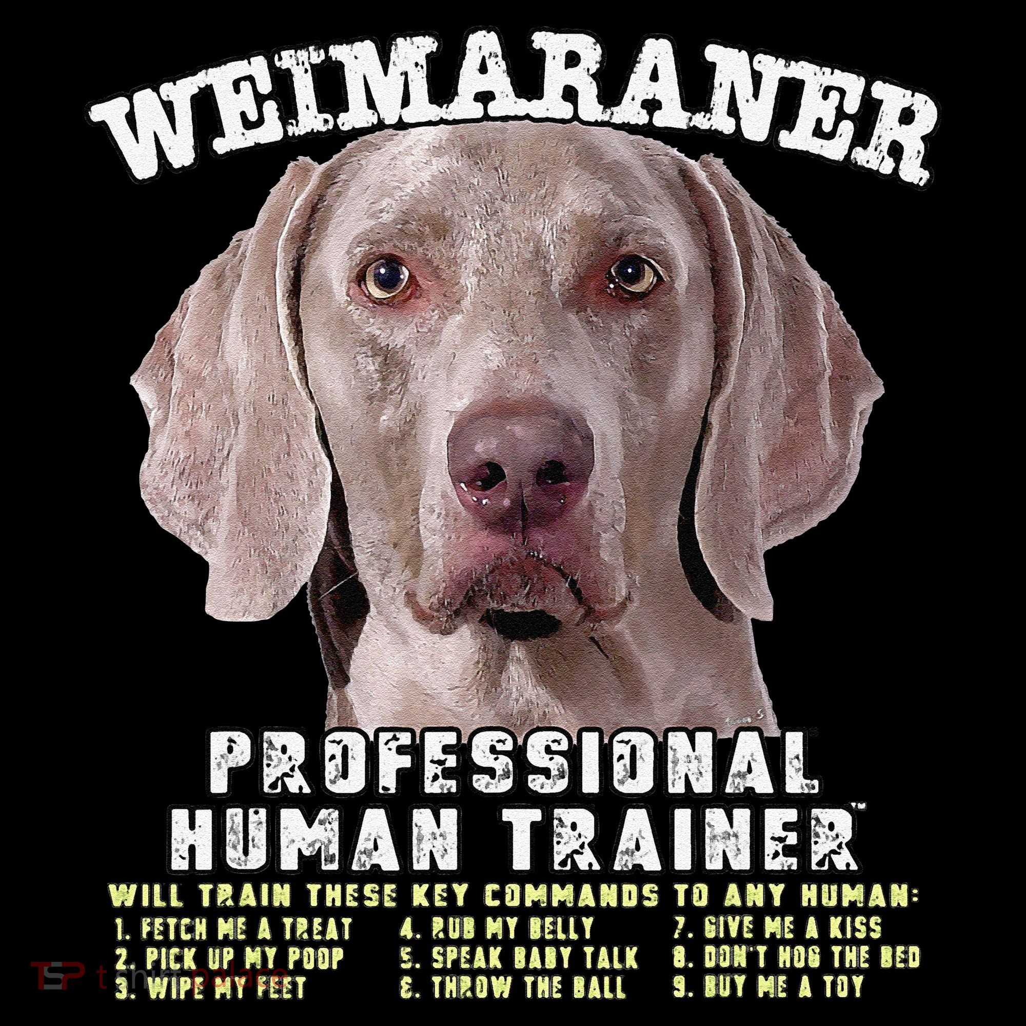 Weimaraner Professional Human Trainer Cute Dog Apron