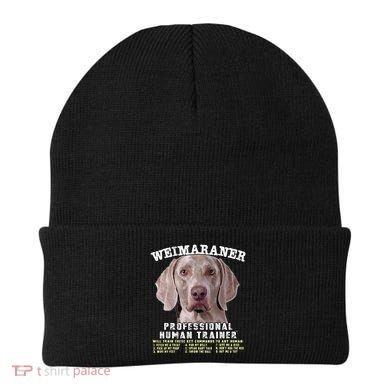 Weimaraner Professional Human Trainer Cute Dog Beanie